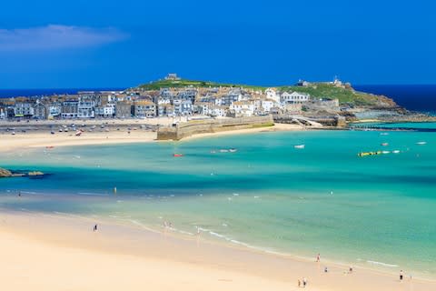 St Ives, on a good day, could well be mistaken for the Med - Credit: istock