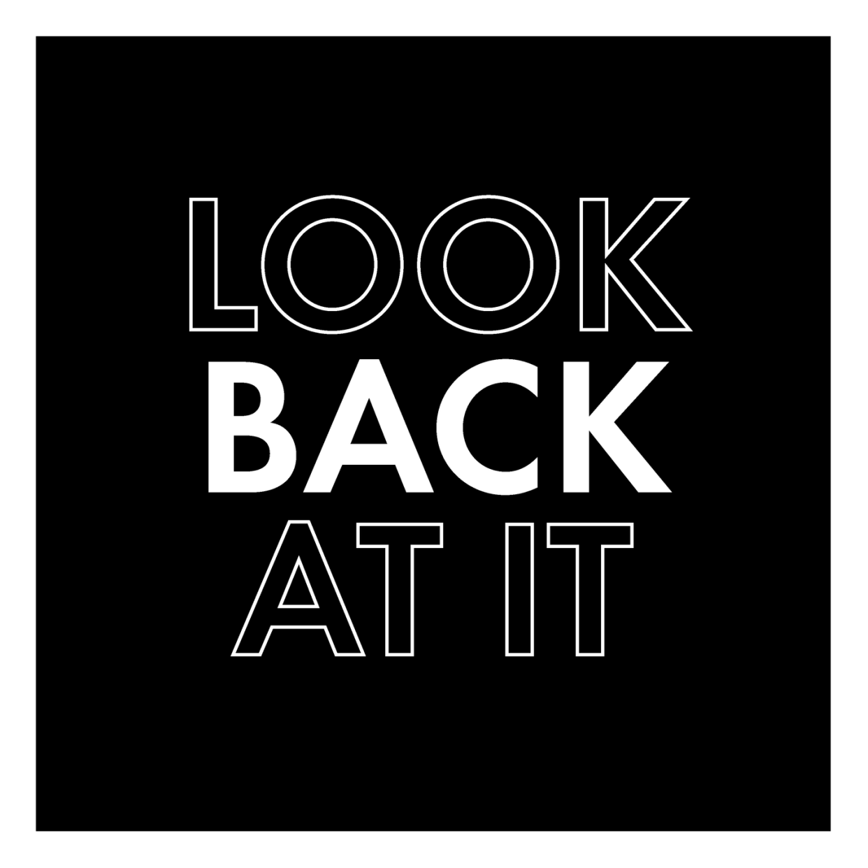 look back at it logo