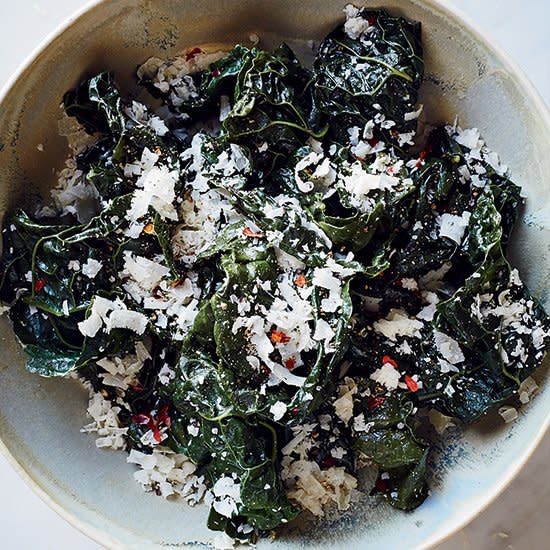 Cacio e Pepe-Style Braised Kale