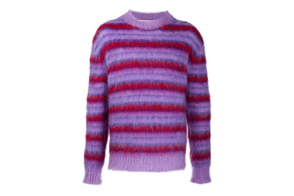 Marni striped crew-neck jumper