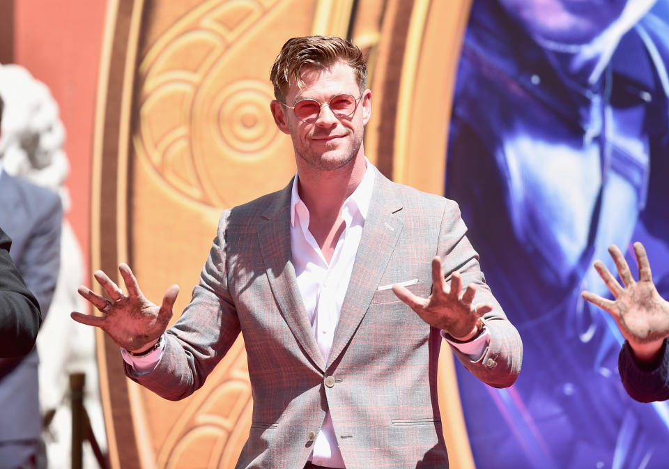 Men In Black star Chris Hemsworth is stopping acting for the rest of the year, so he can spend more time with his family