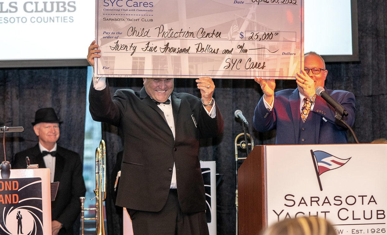 SYC Cares provided $25,000 grants to the Boys & Girls Clubs and Child Protection Center during the club's inaugural “Casino for a Cause” fundraising event with more than 200 members in attendance.