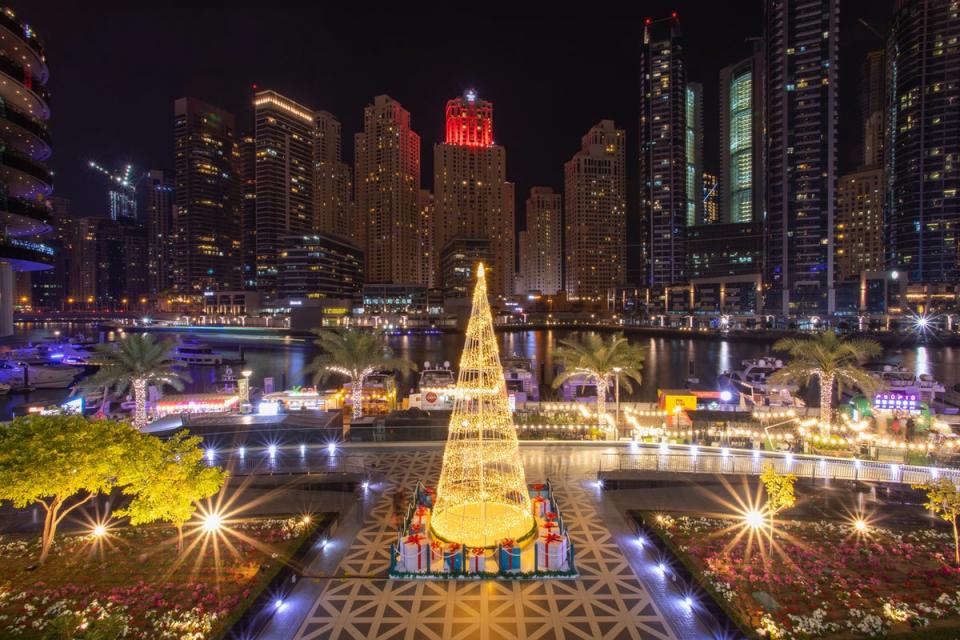 The city’s marina decorated at Christmas (Getty Images/iStockphoto)