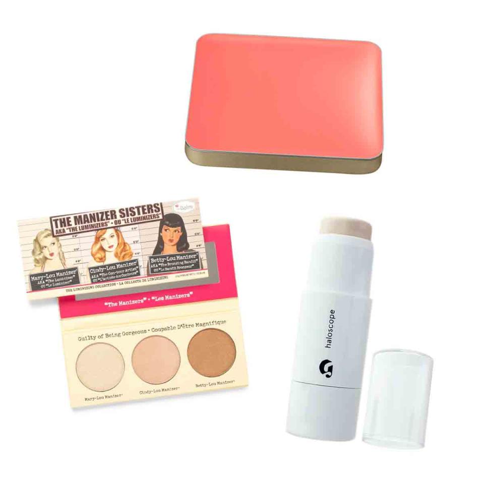 Blush, Bronzer, and Highlighter