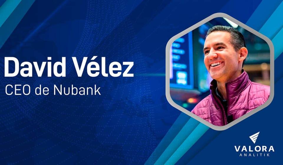 David Vélez, CEO de Nubank lidera la lista de multimillonarios de Colombia. Imagen: archivo Valora Analitik.