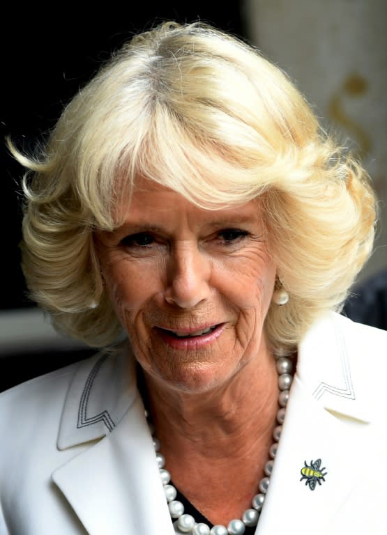 Camilla wore a brooch in the shape of a bee -- the symbol of Manchester -- when she visited the city after it was hit by a terror attack in May