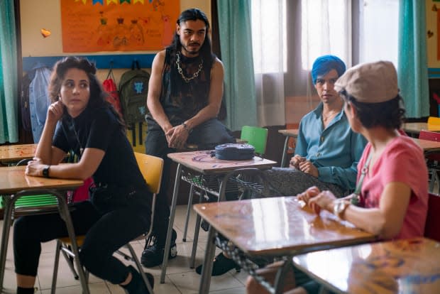 Meet los Espookys: Úrsula (Cassandra Ciangherotti), Renaldo (Bernardo Velasco), Andrés (Julio Torres) and Tati (Ana Fabrega).<p>Photo: Pablo Arellano Spataro/HBO</p>