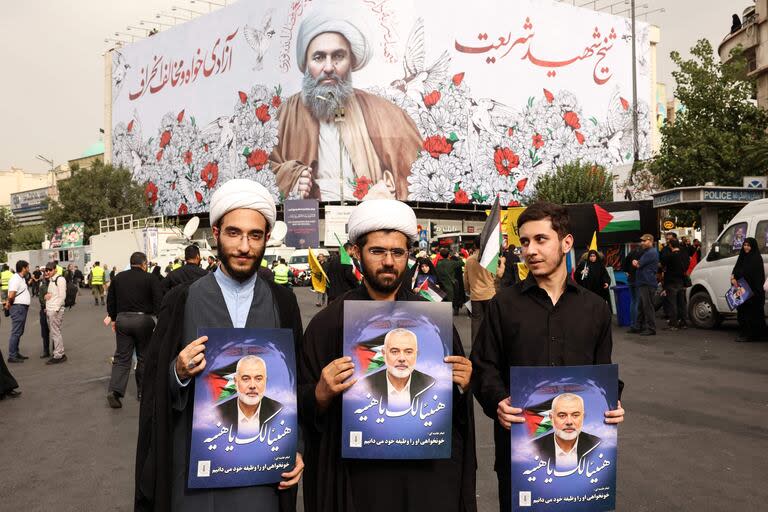 El funeral de Haniyeh en Teherán