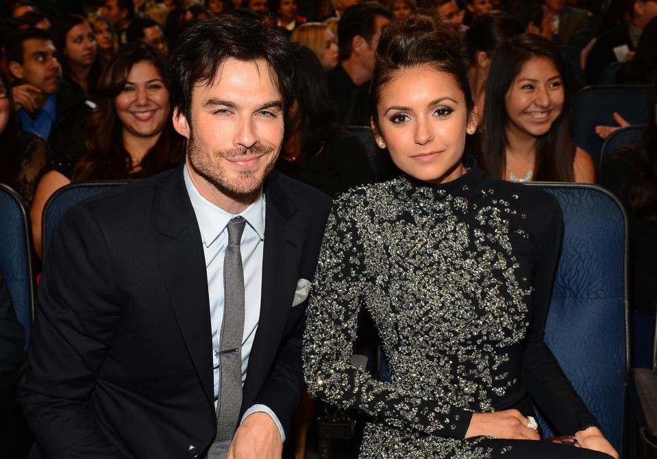 Ian Somerhalder and Nina Dobrev