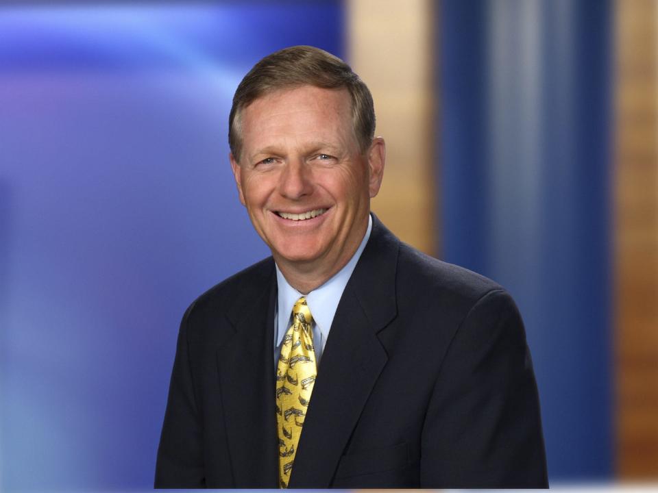 Tim Staudt, who grew up in East Lansing, is a veteran sportscaster who is a finalist for the Michigan Sports Hall of Fame.