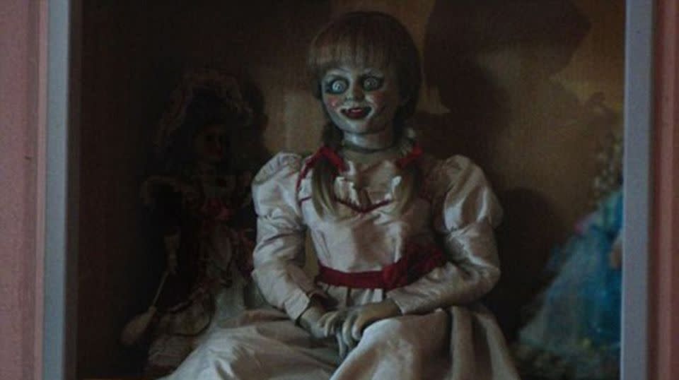 Annabelle: Creation tells the tale of how a porcelain-faced doll becomes possessed by a demon. Source: Warner Bros.