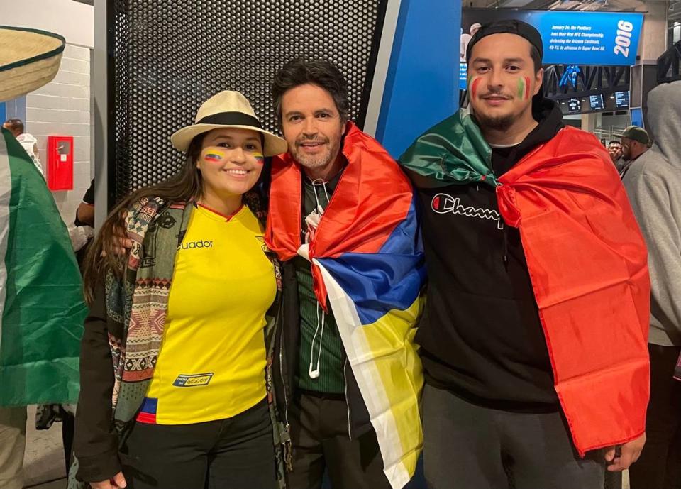 The Robles family was among the crowd of nearly 40,000 fans that attended the #MexTour match between Mexico and Ecuador at Bank of America Stadium on Oct. 28.