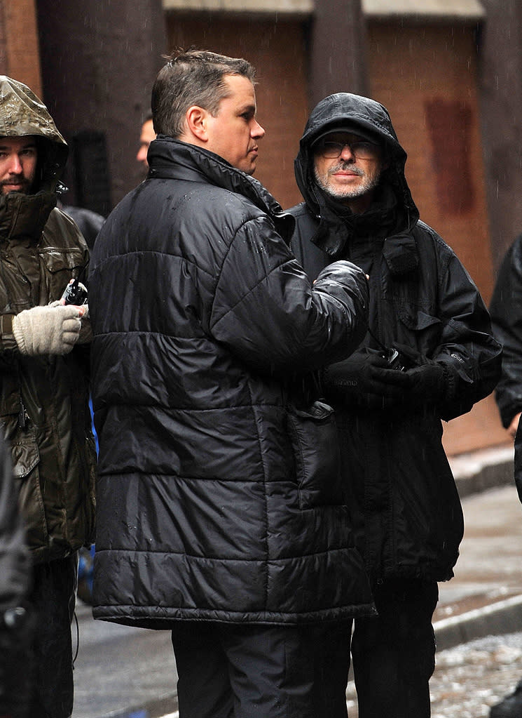 Spotted on Set October 2009 Matt Damon