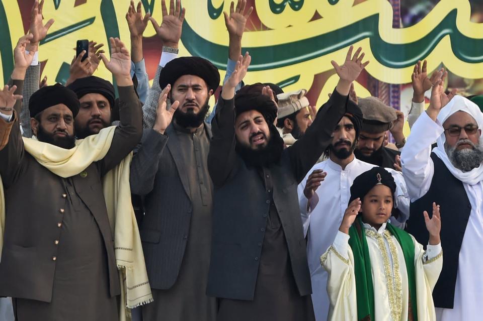 Saad Rizvi, chef du parti TLP - Arif ALI / AFP