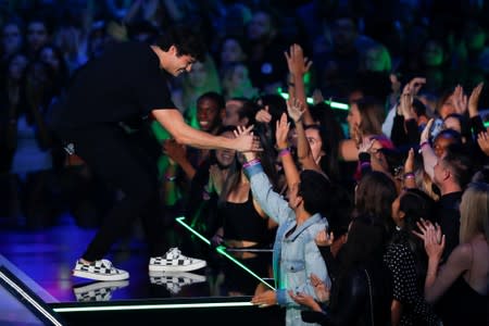 2019 MTV Movie and TV Awards - Noah Centineo wins "Breakthrough Performance" award