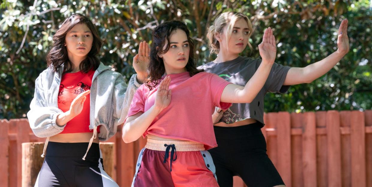 oona o'brien, mary mouser, peyton list, cobra kai