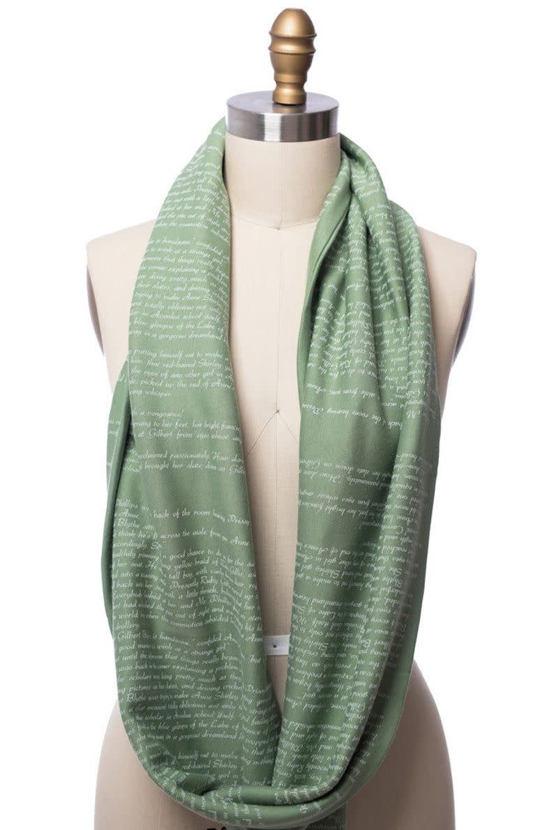 13) Anne of Green Gables Book Scarf