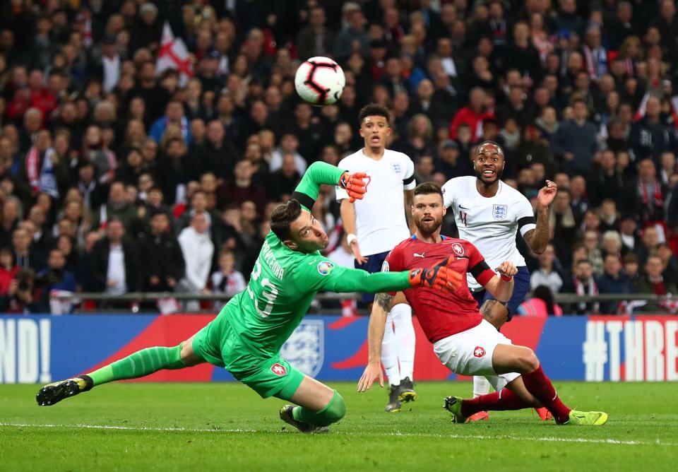 The Czech Republic beat England 2-1 in Prague in 2019 (Getty Images)