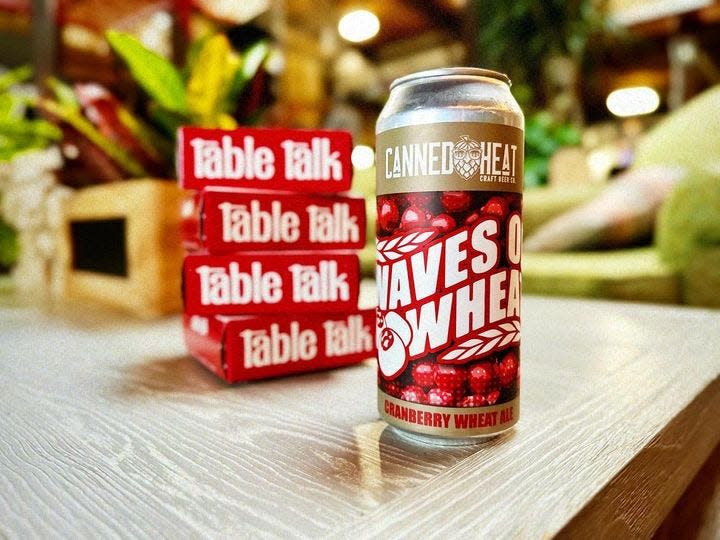 Care for a fruited beer with a side of nostalgia? Canned Heat suggests you check out their Cranberry Waves of Wheat Wheat Beer, inspired by the classic Massachusetts-based Table Talk miniature snack pies.