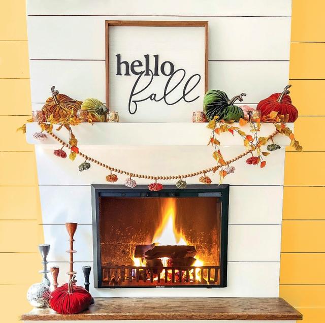 DIY Wood Bead Garland (Perfect for the Mantle!)