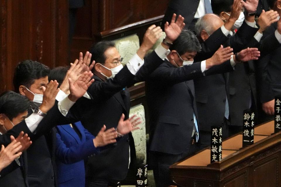 Japan Politics (Copyright 2021 The Associated Press. All rights reserved)