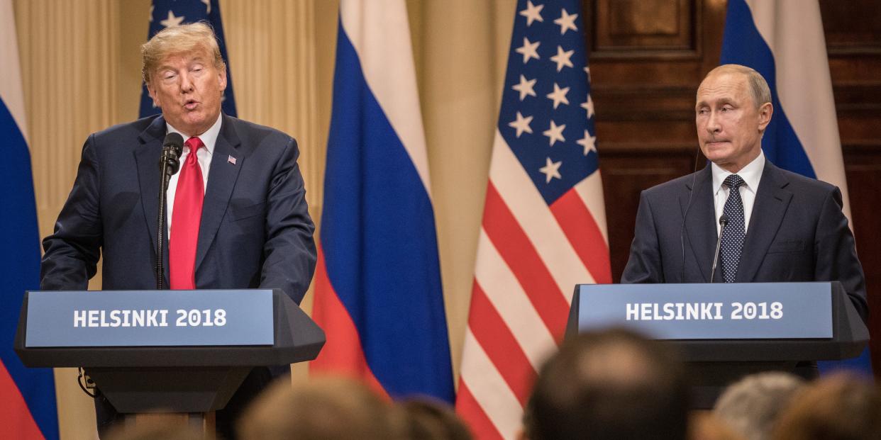 Trump and Putin Helsinki
