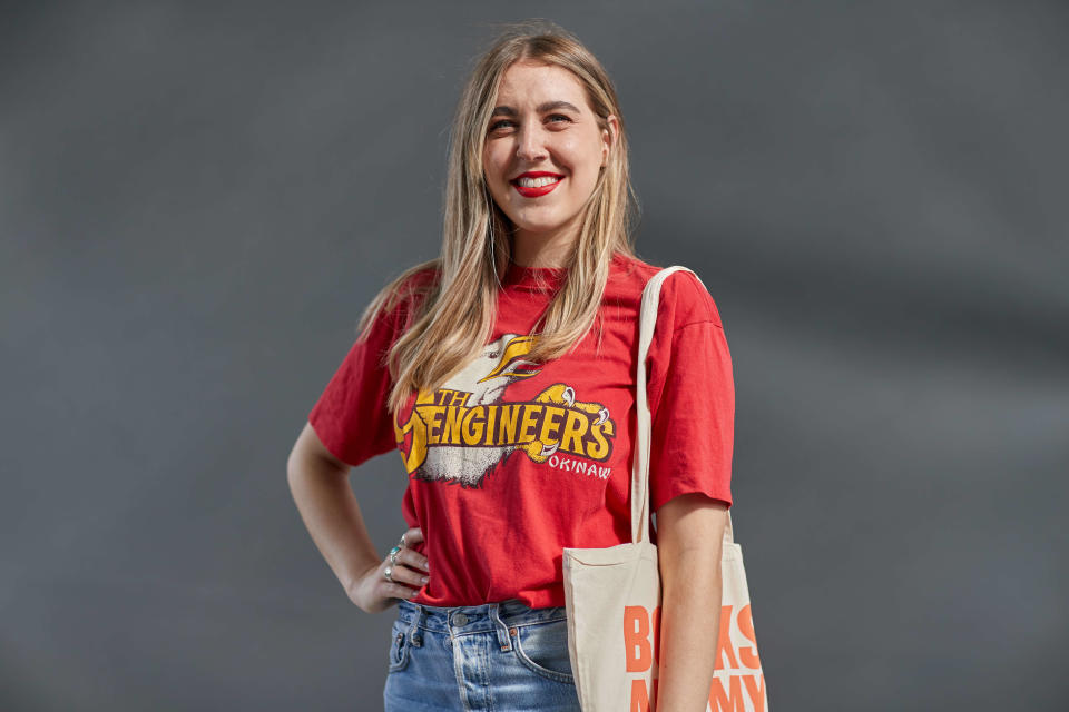 Edinburgh, Scotland, United Kingdom, 16 August 2019. Edinburgh International Book Festival. Photo call: Gina Martin.  Credit Andrew Eaton/Alamy