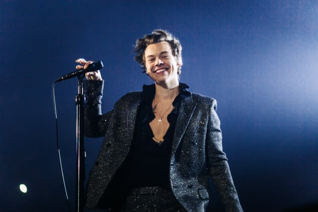 Harry Styles Performs On His European Tour At AccorHotels Arena, Paris - Credit: Handout/Helene Marie Pambrun/Getty Images