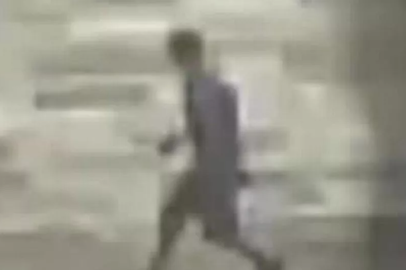 The CCTV image of the possible sighting of Jay Slater.