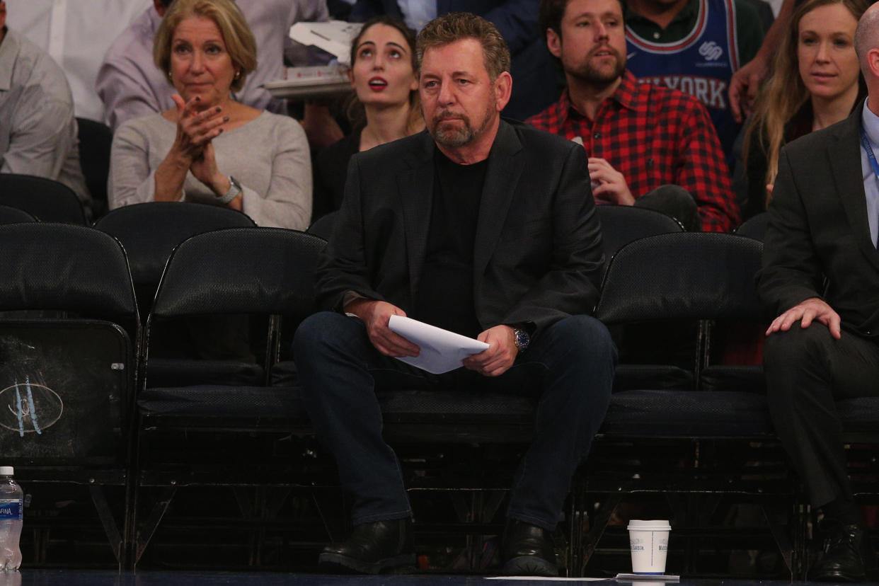 New York Knicks fans have called for owner James Dolan to sell the team for years. (Brad Penner-USA TODAY Sports)
