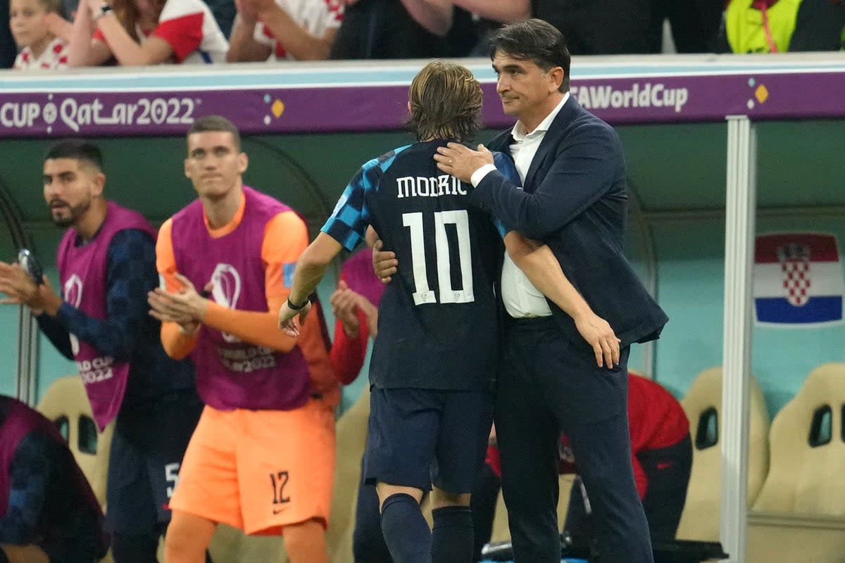 Luka Modric and Croatia manager Zlatko Dalic will dust themselves down and go again when they face Morocco in Saturday’s third-place play-off (Nick Potts/PA) (PA Wire)