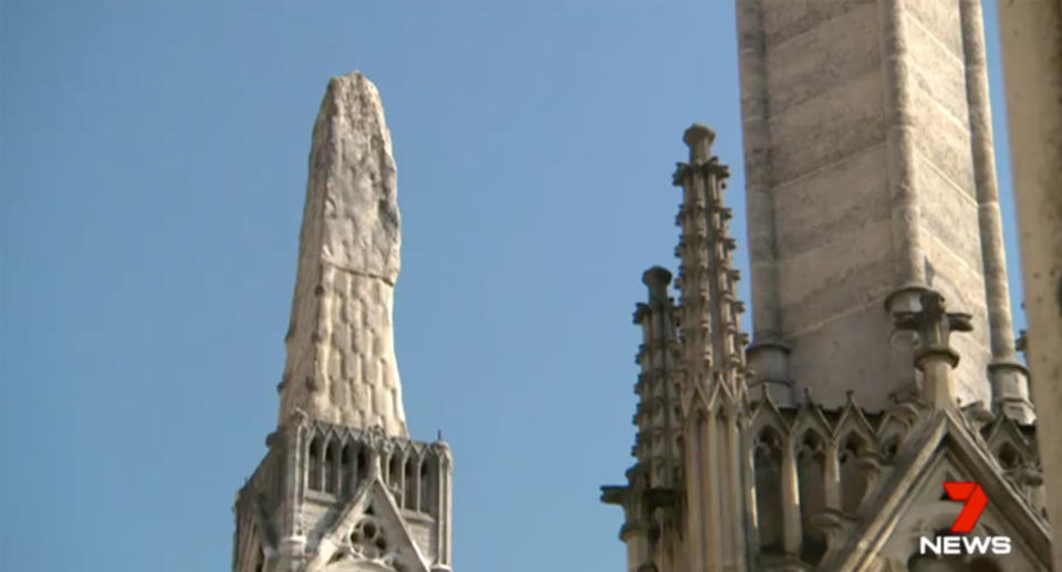 The French Government will provide the cathedral with some money for repairs. Source: 7News