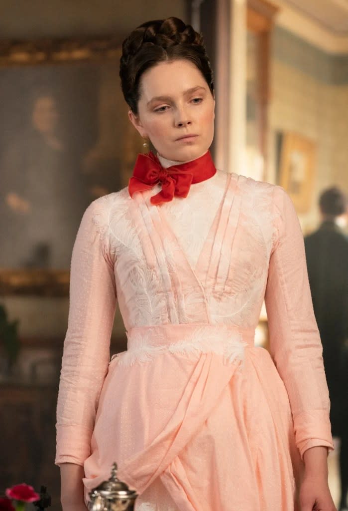 Amy Forsyth plays Caroline “Carrie” Astor in “The Gilded Age” Season 2 (Warner Media)