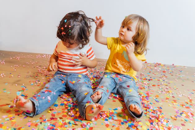 Confetti and toddlers don't mix. 