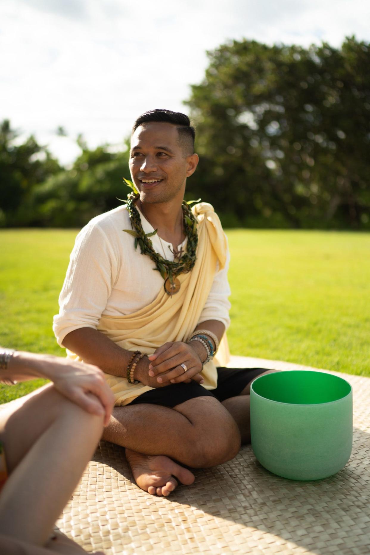 Lawson is a Native Hawaiian practitioner who runs workshops at the Four Seasons Resort Oahu at Koolina.