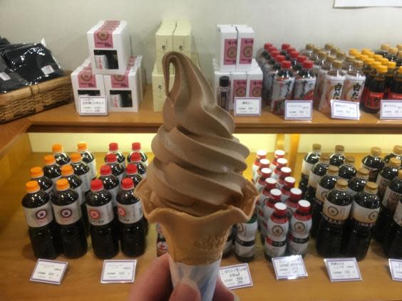 Give it a swirl: soy sauce ice cream at the museum (Tamara Hinson)