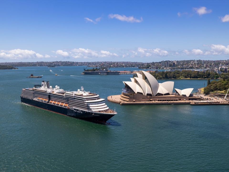 Holland America Line's Westerdam in Sydney, Austarlia