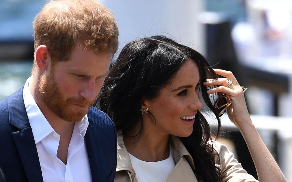 The Sussexes' interview with Oprah will air on Sunday - GETTY IMAGES