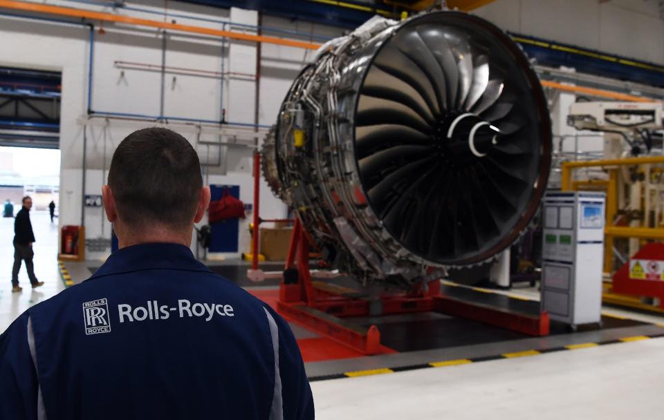 Rolls-Royce posted a £124m profit for 2021 compared to a £4bn loss in 2020 as the coronavirus pandemic hammered the industry. Photo: Paul ELLIS / POOL / AFP via Getty Images
