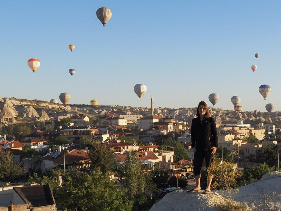 Edith and Sebastien took the children on a hot air balloon trip in Capadoccia, Turkey for Laurent's birthday. Léo said it felt like a dream.