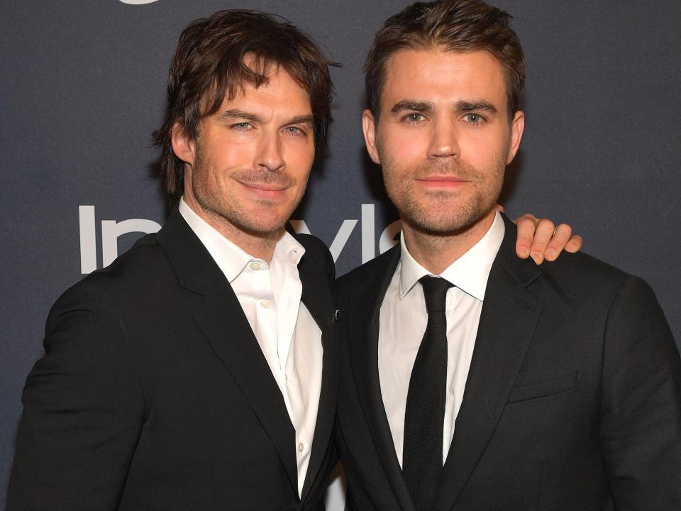 ian somerhalder paul wesley january 2020 golden globes after party