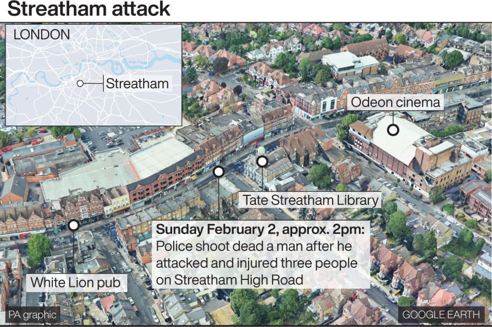 Streatham machete attack: How it happened (PA)