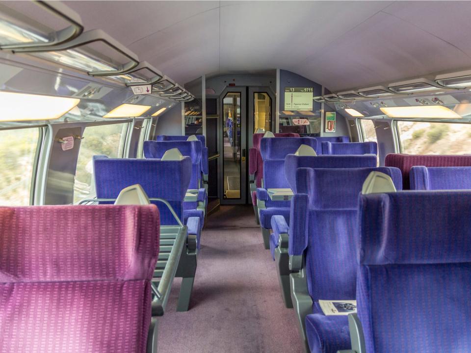 TGV train first class