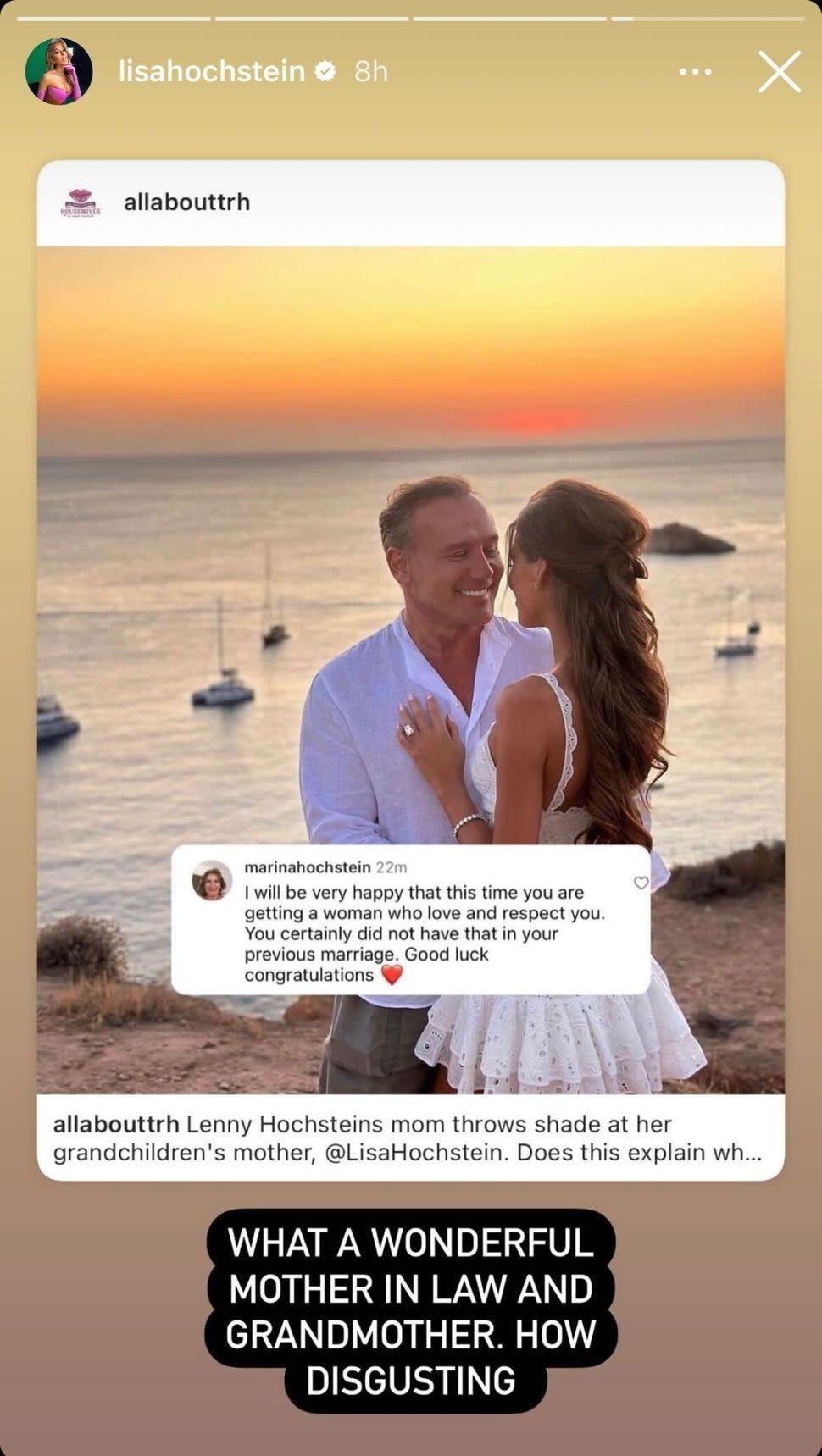 Lisa Hochstein Reacts to Lenny's Engagement 