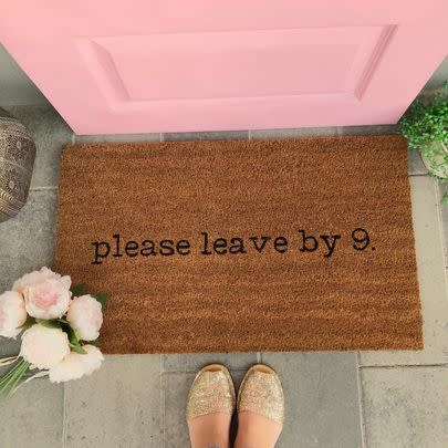 Less-Than-Welcoming Welcome Mat