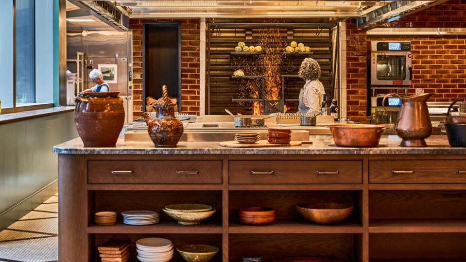 Catch a glimpse of chef Sterling tending to her hearth. - Credit: Photo: courtesy Giada Paoloni