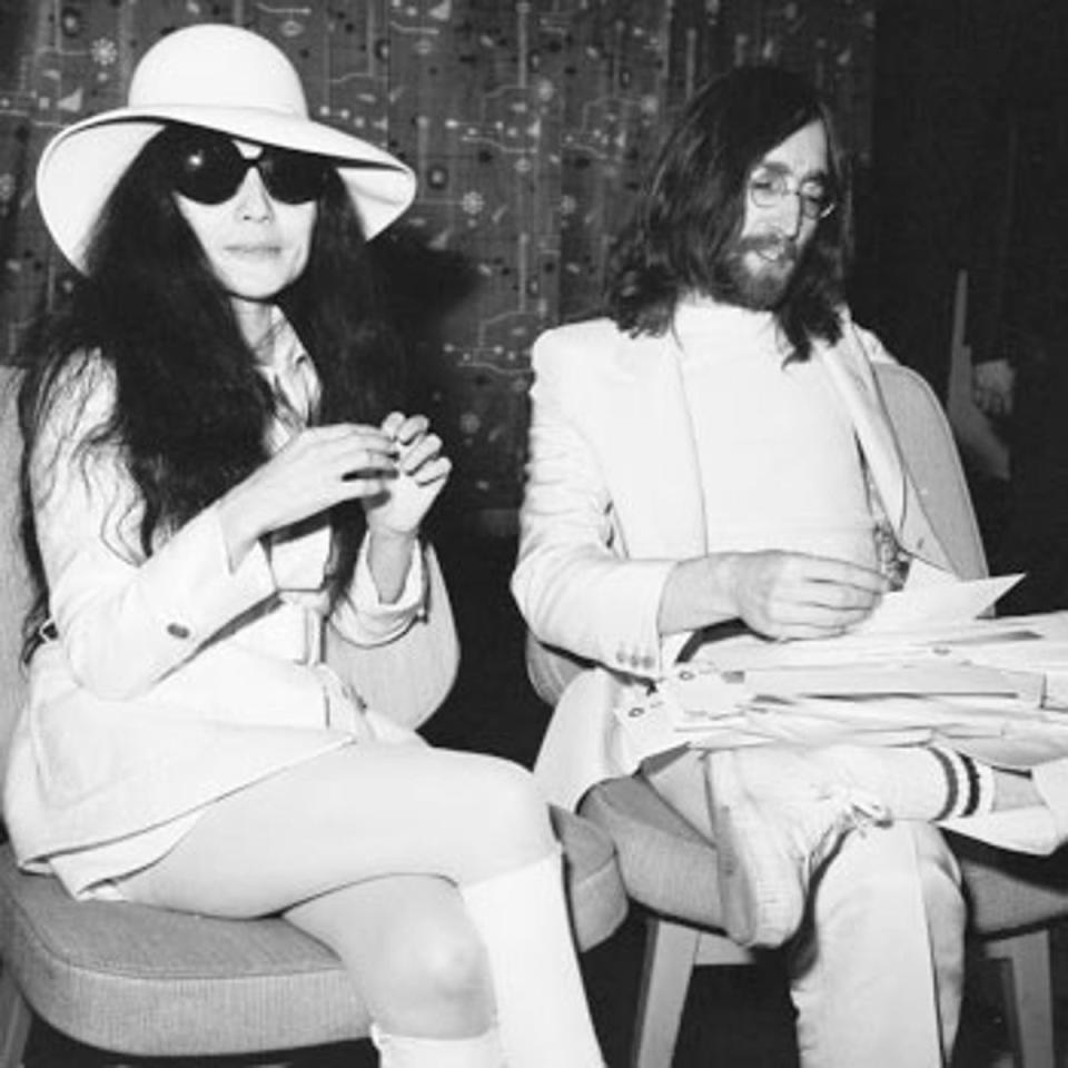 Yoko Ono and John Lennon