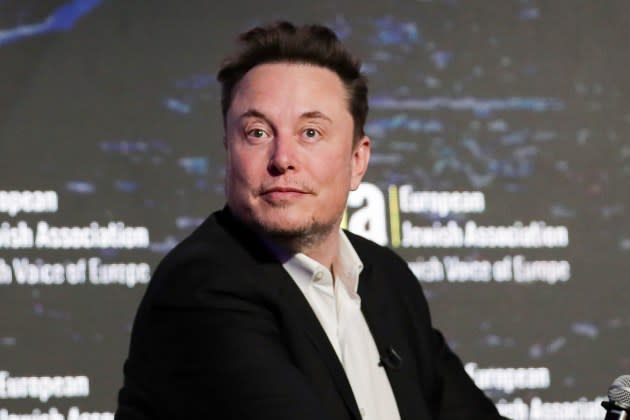 Elon Musk, who lost a bid to silence an anti-extremism research group. - Credit: Grzegorz Wajda/SOPA Images/LightRocket/Getty Images