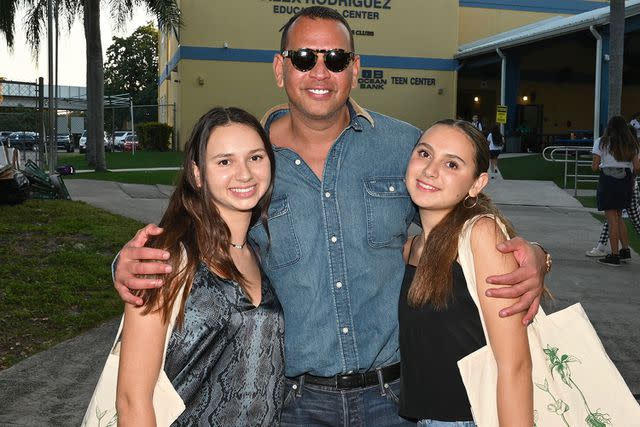 <p>Manny Hernandez/Getty</p> Natasha Rodriguez, Alex Rodriguez and Ella Rodriguez.