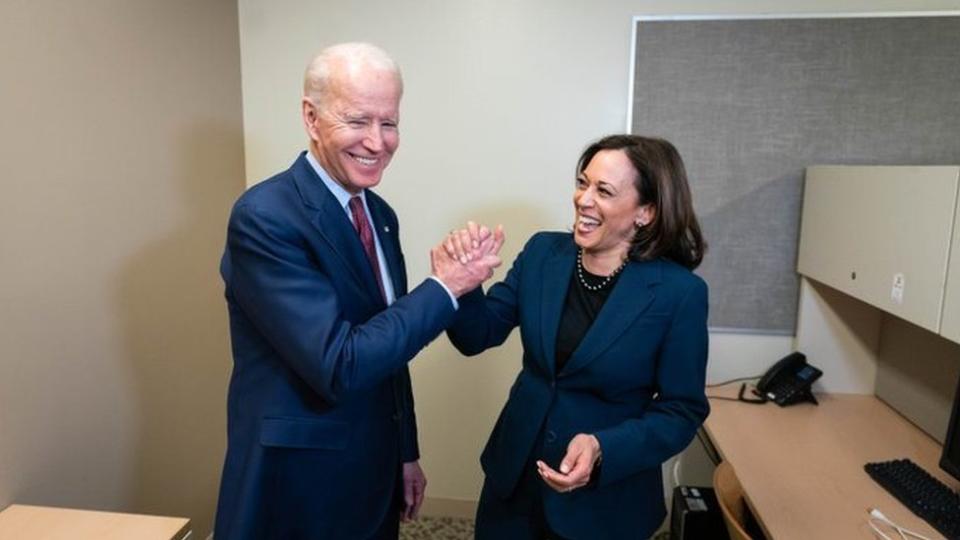 Joe Biden y Kamala Harris.